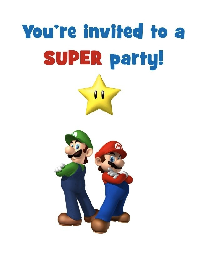 Best ideas about Super Mario Birthday Invitations
. Save or Pin Super Mario Bros FREE Printable Birthday Party Invitation Now.