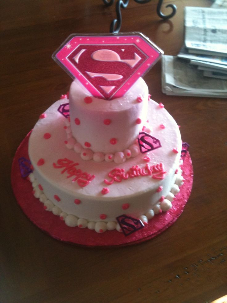 Best ideas about Supergirl Birthday Cake
. Save or Pin Sarah s Super Girl Cake Cakes Pinterest Now.