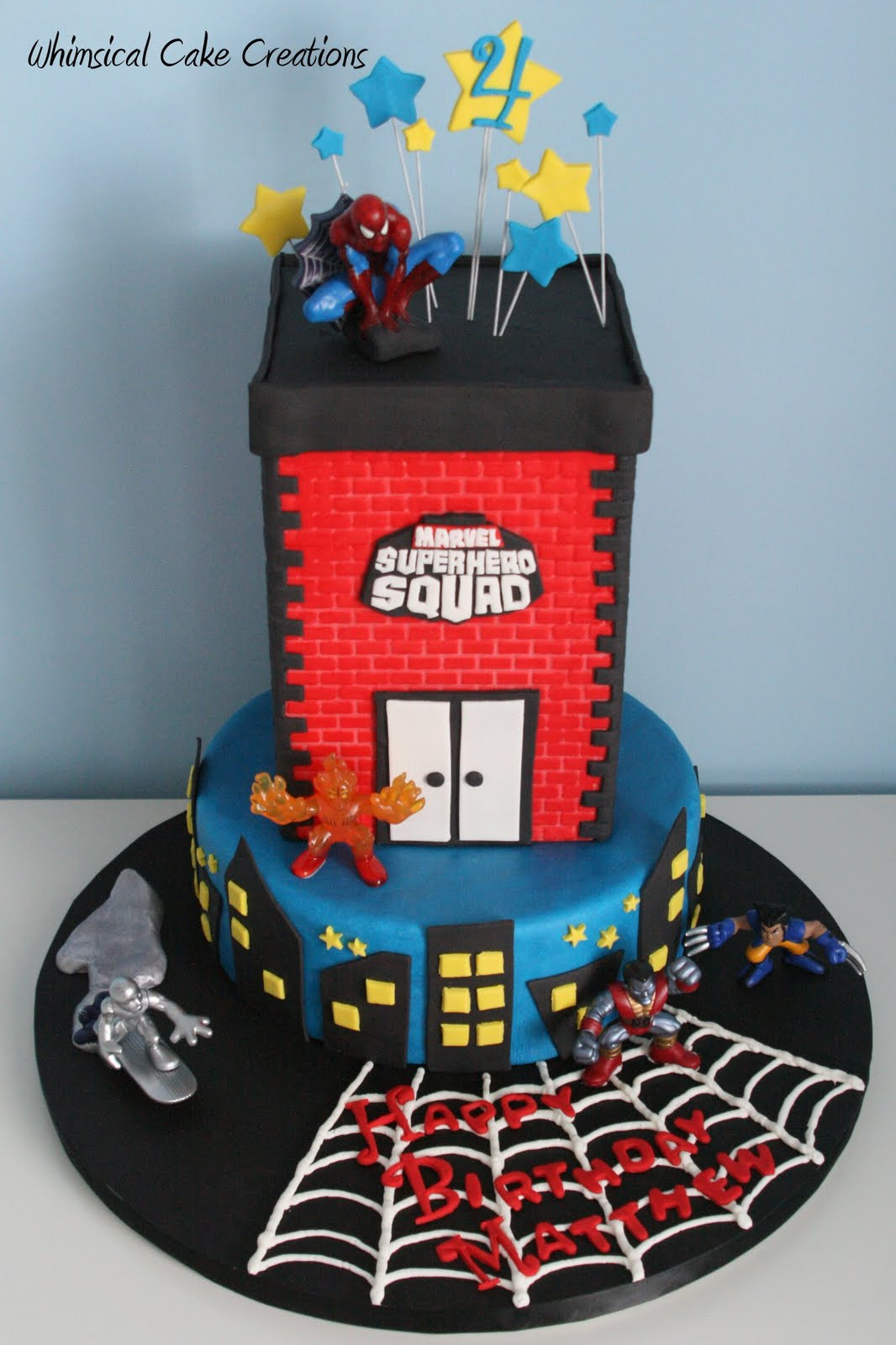 Best ideas about Superhero Birthday Cake
. Save or Pin WhimsicalCreations Super Hero Squad Birthday Cake Now.