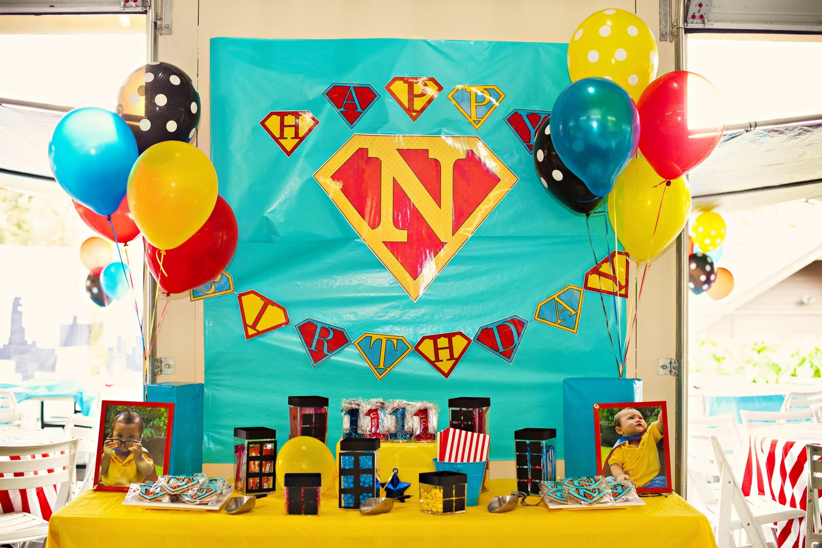 Best ideas about Superhero Birthday Decorations
. Save or Pin Kara s Party Ideas Superhero Birthday Party My Little Love Now.