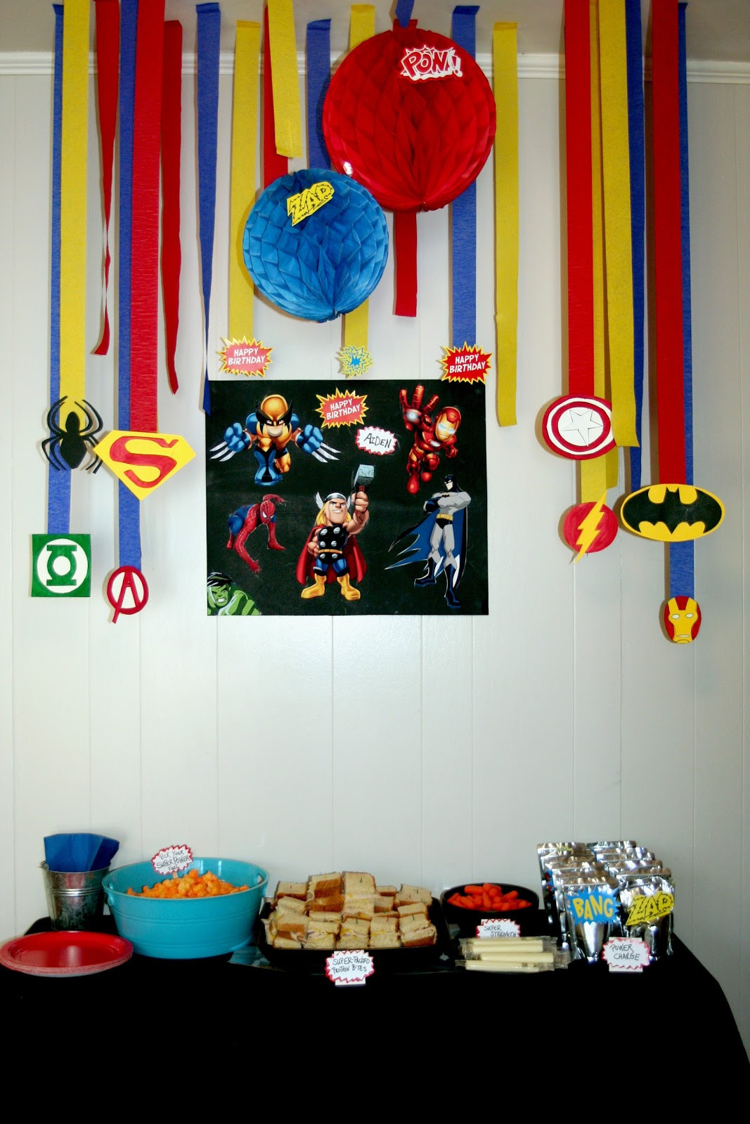 Best ideas about Superhero Birthday Decorations
. Save or Pin Circles Sunshine Super Hero Birthday Party Now.