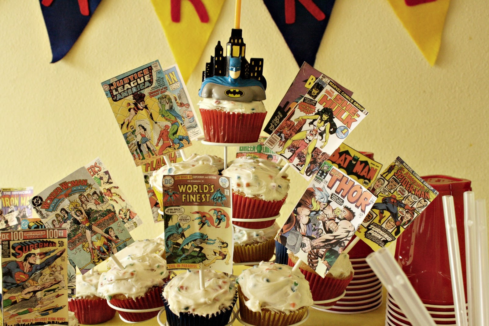 Best ideas about Superhero Birthday Decorations
. Save or Pin 3 Sweet P s Super Birthday Part 3 Now.