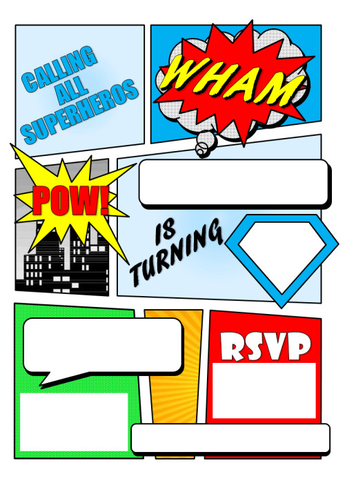 Best ideas about Superhero Birthday Invitations Templates Free
. Save or Pin 12 FREE Printable Blank Superhero Birthday Invitation Now.