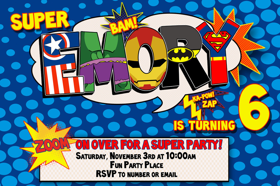 Best ideas about Superhero Birthday Invitations Templates Free
. Save or Pin Superhero Birthday invitation Now.