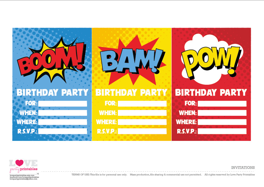 Best ideas about Superhero Birthday Invitations Templates Free
. Save or Pin Free Superhero Party Printables Now.