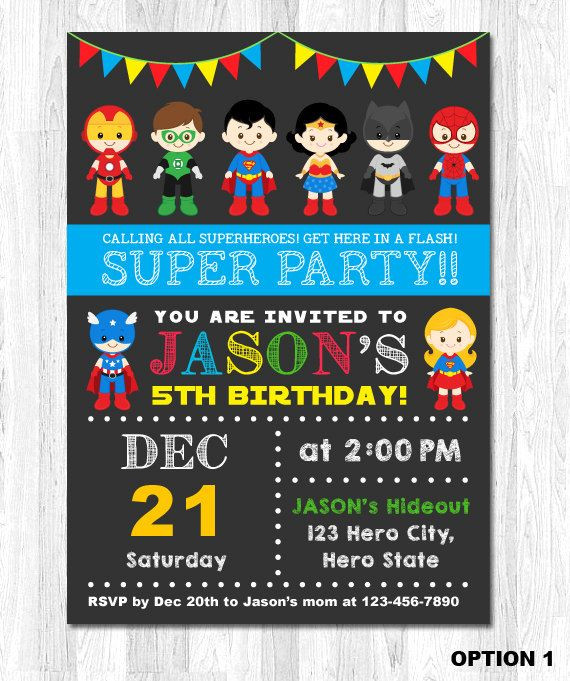Best ideas about Superhero Birthday Party Invitations
. Save or Pin Superhero Invitation Superhero Birthday Invitation Super Now.