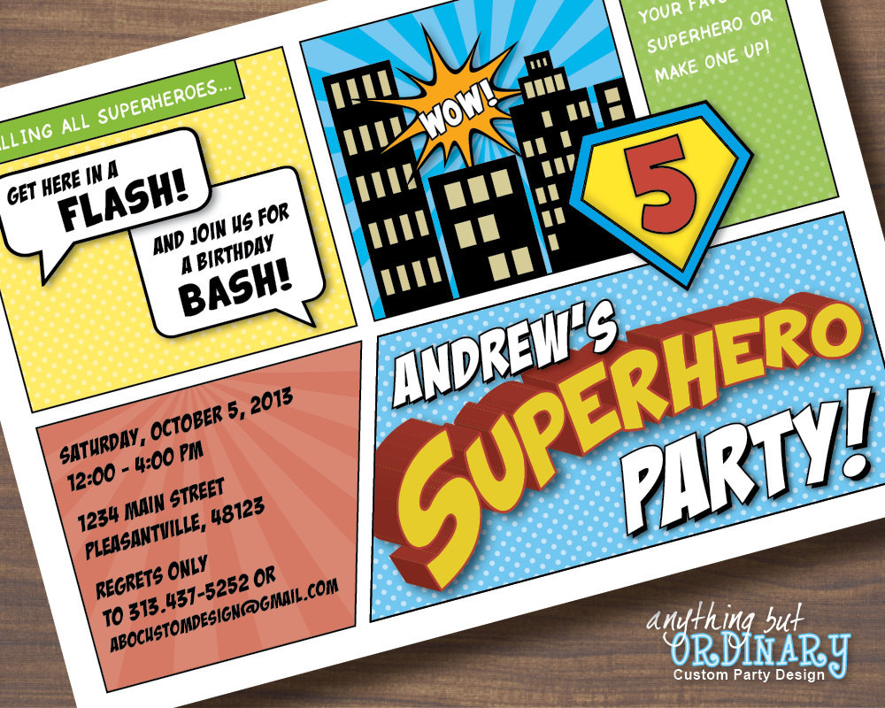 Best ideas about Superhero Birthday Party Invitations
. Save or Pin Superhero Birthday Invitations Printable Superhero Now.