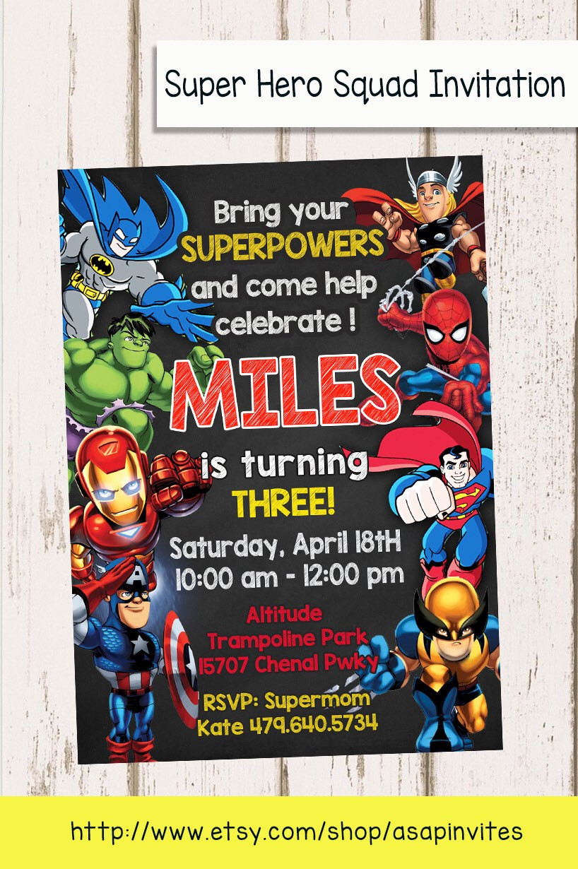 Best ideas about Superhero Birthday Party Invitations
. Save or Pin Superheroes Superhero Birthday Party Avengers Super Hero Now.