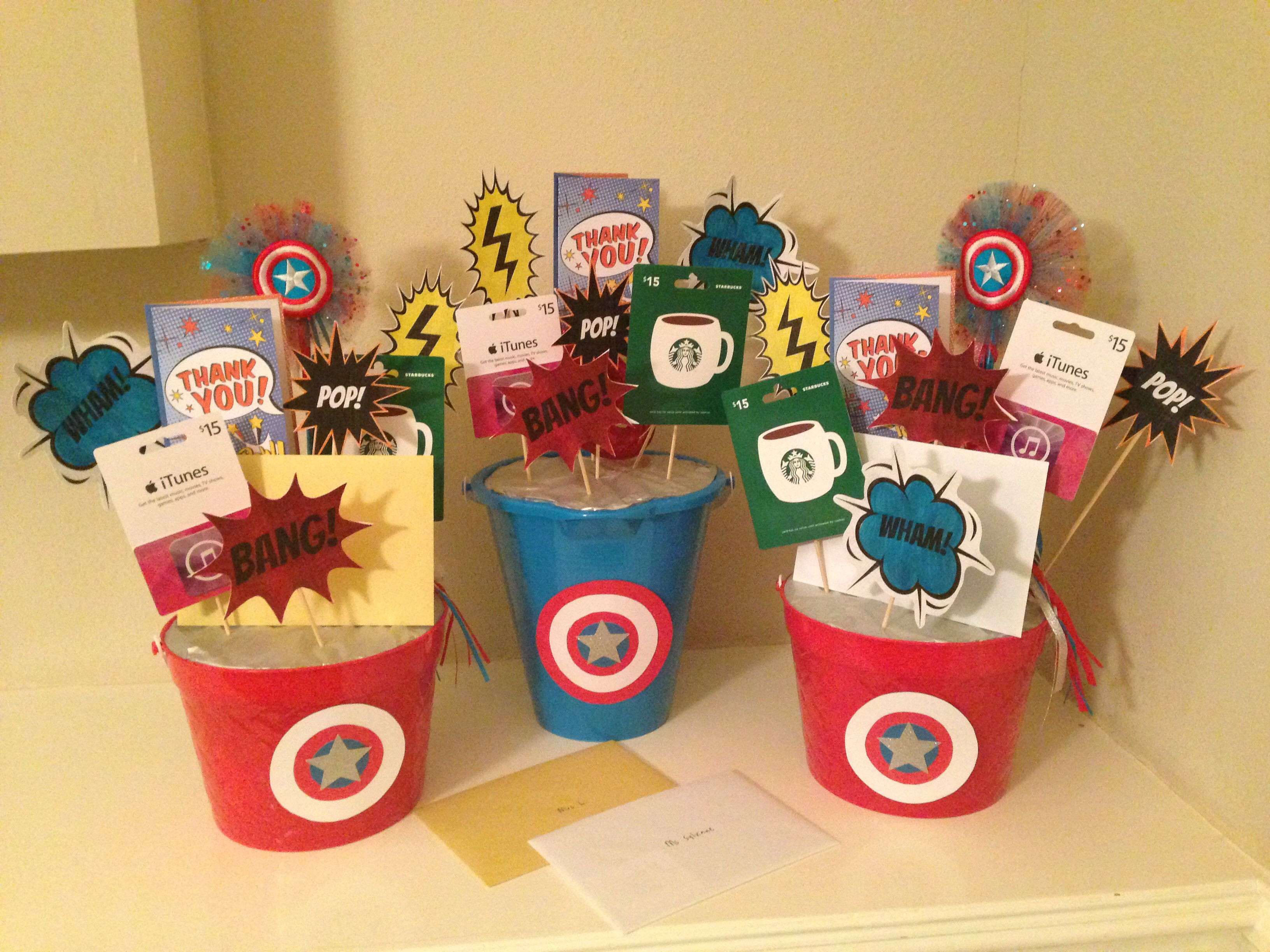 Best ideas about Superhero Gift Ideas
. Save or Pin Teacher Appreciation superhero t card bouquet daily Now.