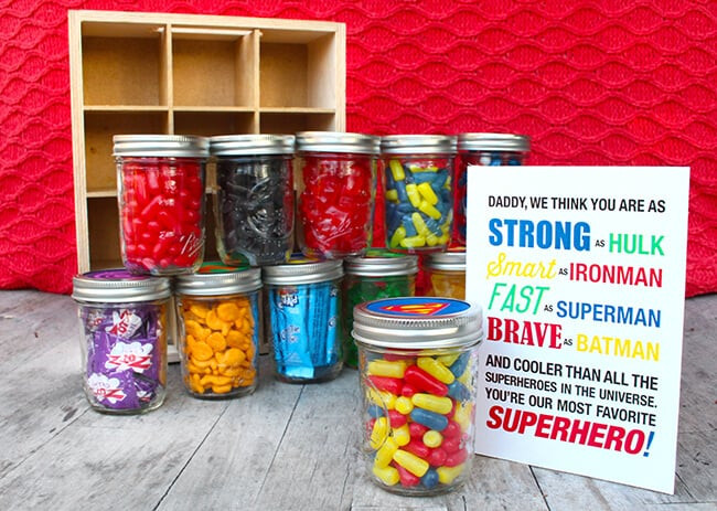 Best ideas about Superhero Gift Ideas
. Save or Pin Easy Father s Day Superhero Gift with Free Printable Now.