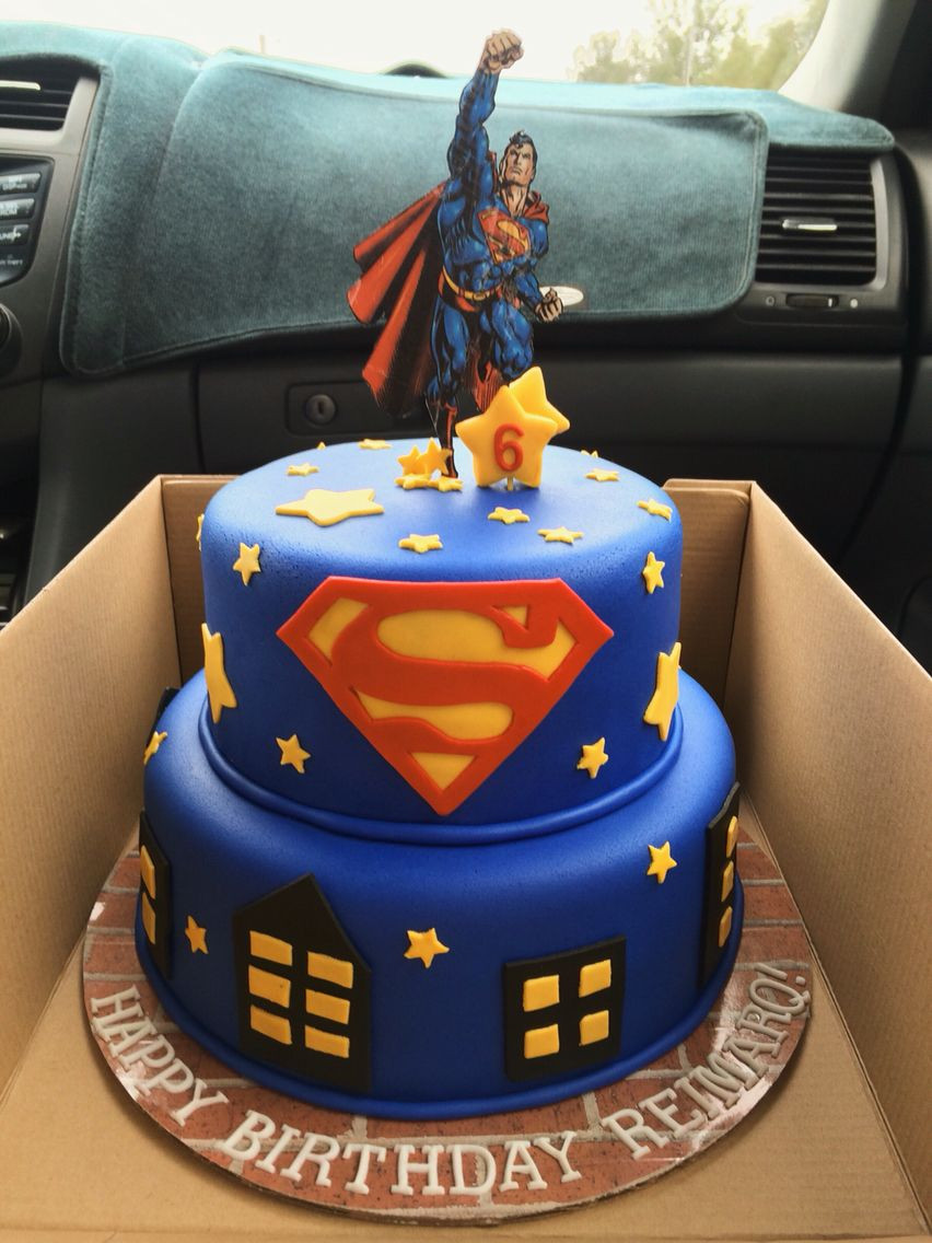 Best ideas about Superman Birthday Cake
. Save or Pin Superman birthday cake with fondant decorations Now.