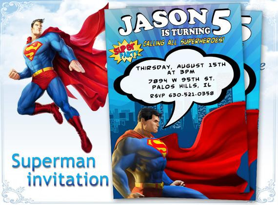 Best ideas about Superman Birthday Card
. Save or Pin Superman invitation birthday card Printable digital card Now.