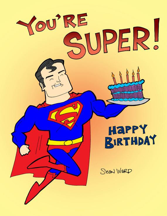 Best ideas about Superman Birthday Card
. Save or Pin Items similar to Superman Birthday Card on Etsy Now.