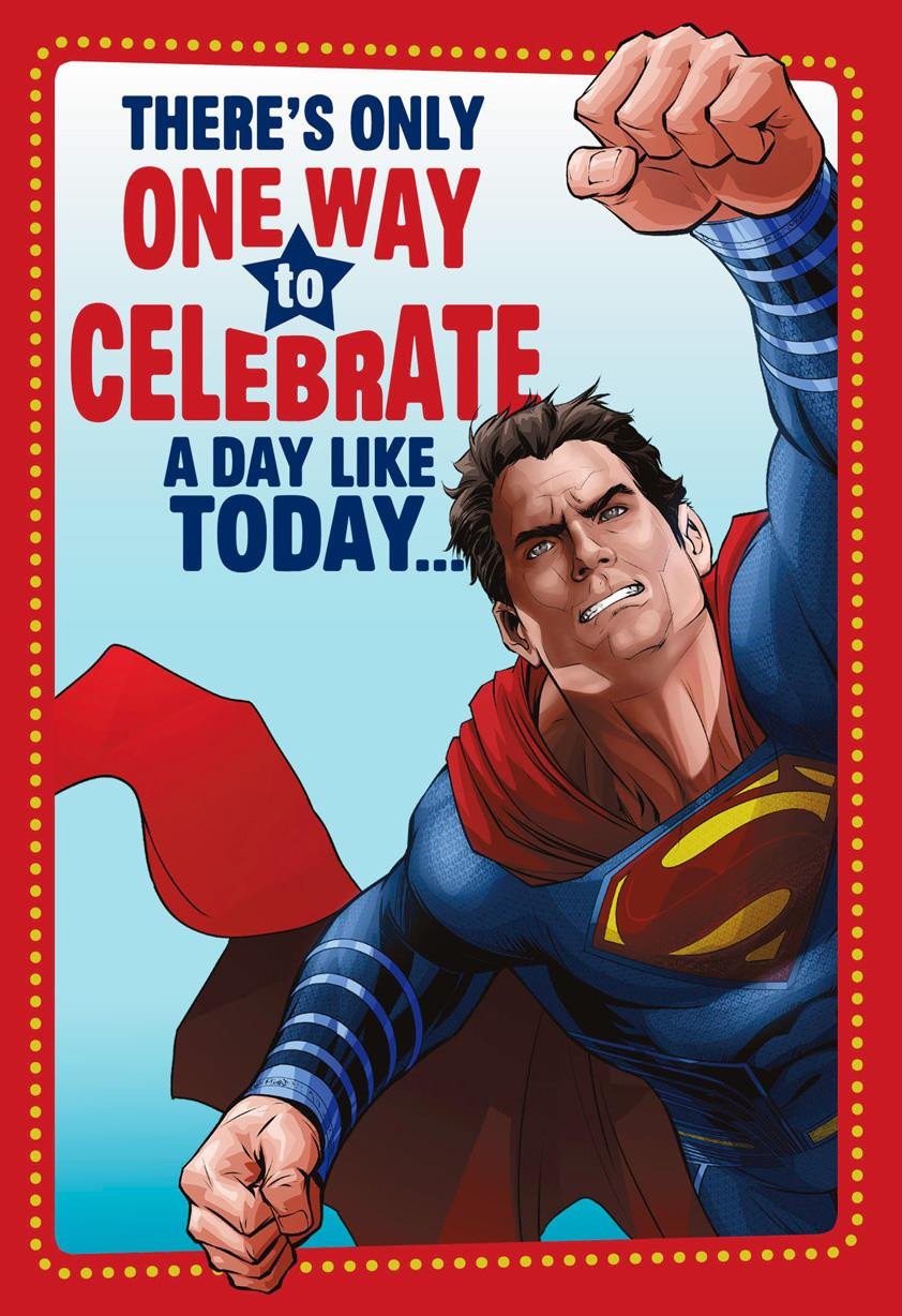 Best ideas about Superman Birthday Card
. Save or Pin Superman™ Heroic Celebration Birthday Card Greeting Now.