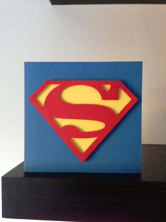 Best ideas about Superman Birthday Card
. Save or Pin Superman inspired Handmade Card Now.