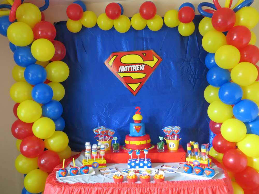 Best ideas about Superman Birthday Decorations
. Save or Pin Themed Birthday Superman V Decors and Events Now.