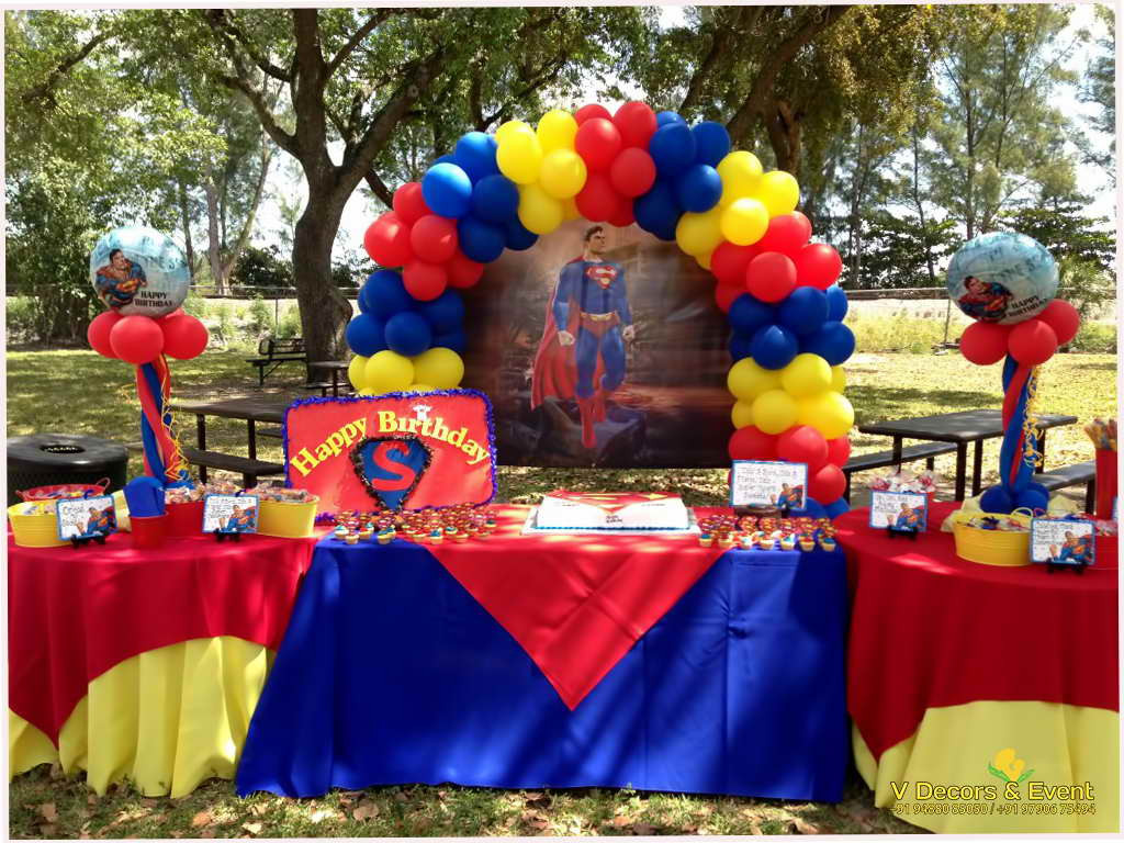 Best ideas about Superman Birthday Decorations
. Save or Pin Themed Birthday Superman V Decors and Events Now.