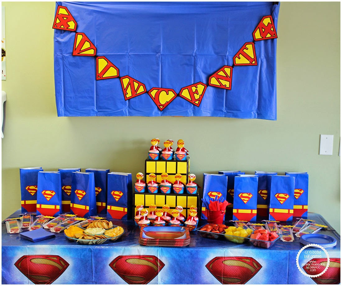 Best ideas about Superman Birthday Decorations
. Save or Pin Jamiek711 Designs Superman Birthday Party Now.