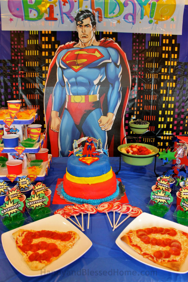 Best ideas about Superman Birthday Decorations
. Save or Pin Superman Birthday Party Happy and Blessed Home Now.