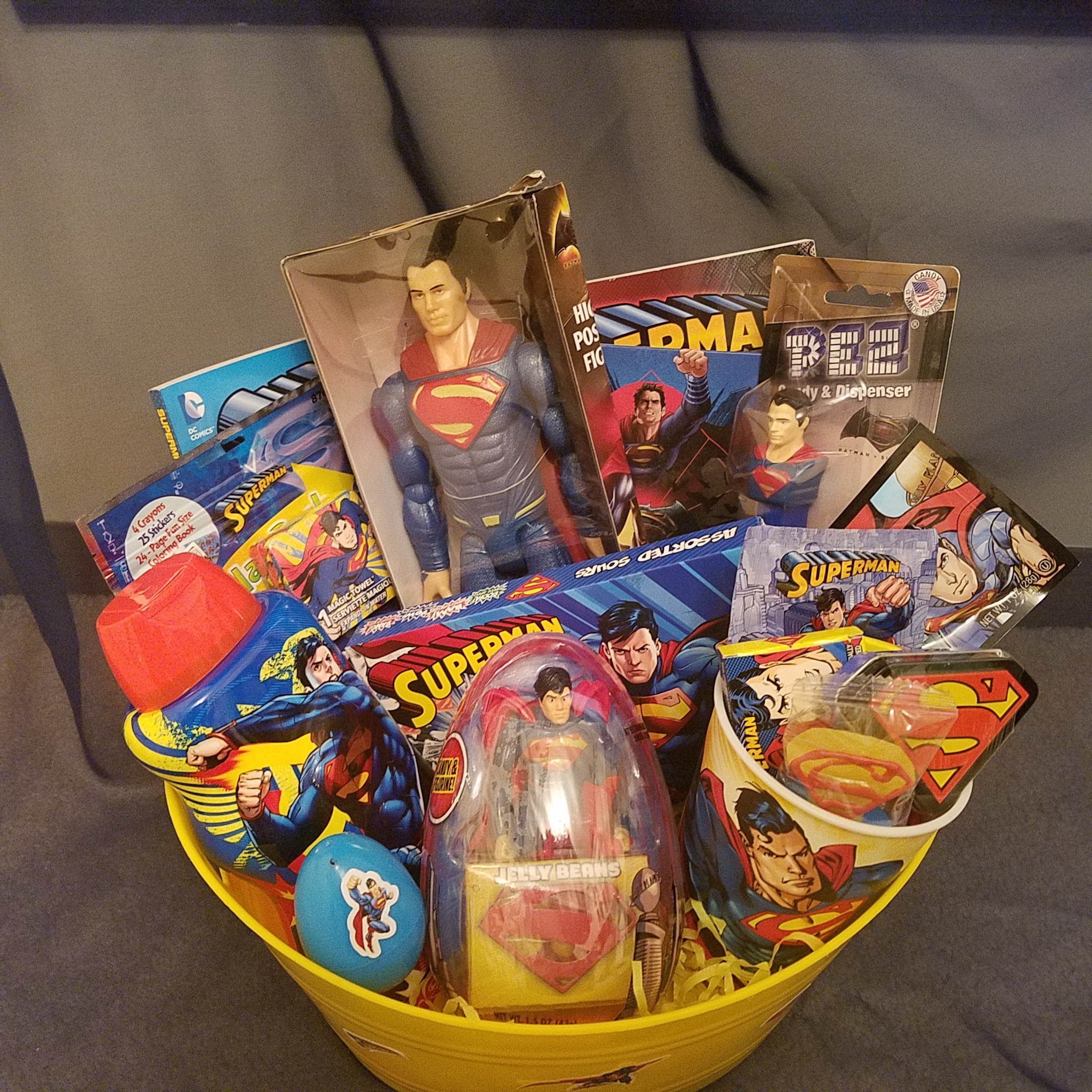 Best ideas about Superman Gift Ideas
. Save or Pin Connie s Creations Superman Gift Basket Now.