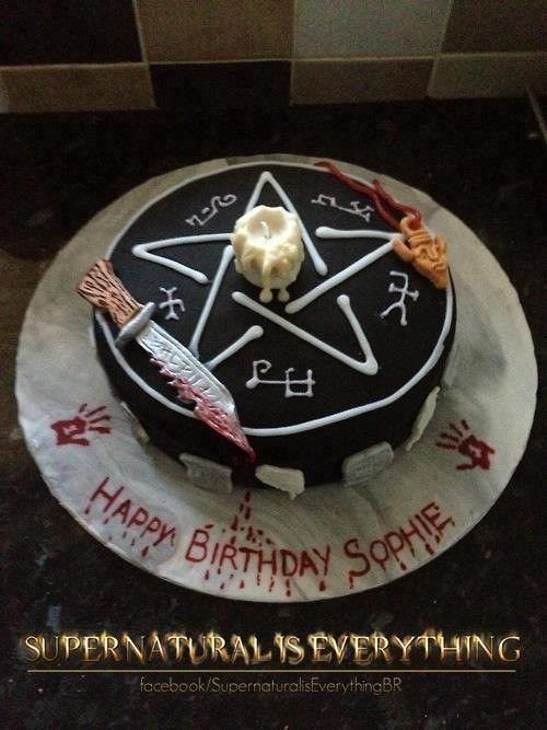 Best ideas about Supernatural Birthday Cake
. Save or Pin Geek Cake Friday 16 Gorgeous Supernatural Cakes Kitchen Now.