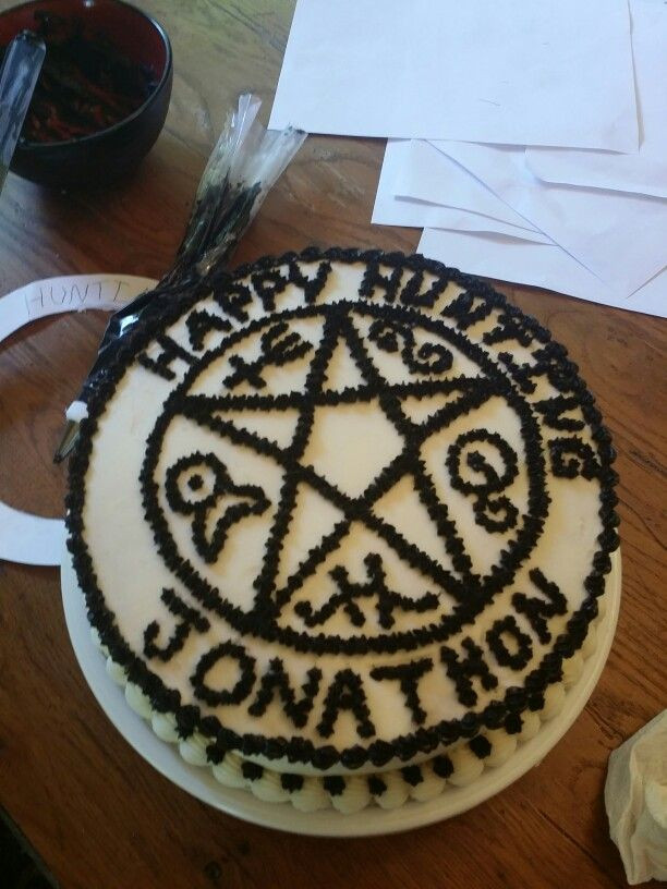 Best ideas about Supernatural Birthday Cake
. Save or Pin Supernatural cake things I ve made Pinterest Now.