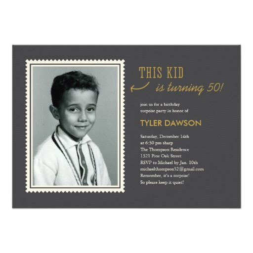 Best ideas about Surprise Birthday Invitations For Adults
. Save or Pin Old Surprise Birthday Party Invitations 5" X 7 Now.