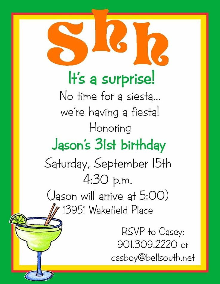 Best ideas about Surprise Birthday Invitations Wording
. Save or Pin 172 best Party Invitation Wording images on Pinterest Now.