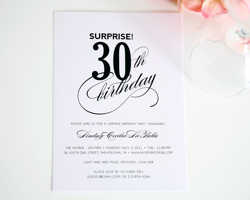 Best ideas about Surprise Birthday Invitations Wording
. Save or Pin Surprise Birthday Invitation Surprise Party by Now.