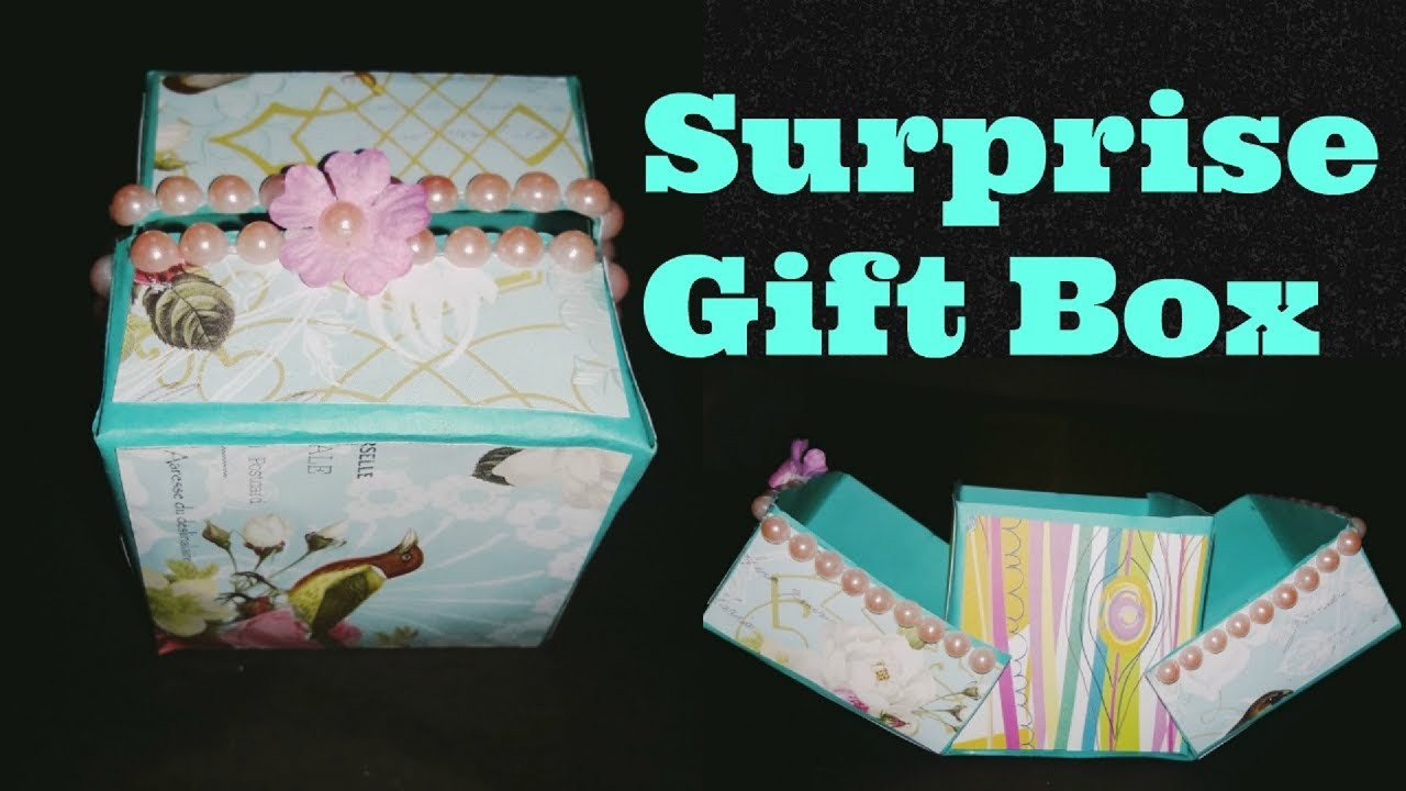 Best ideas about Surprise Gift Ideas
. Save or Pin How to make Surprise Gift Box Birthday Gift Ideas Now.