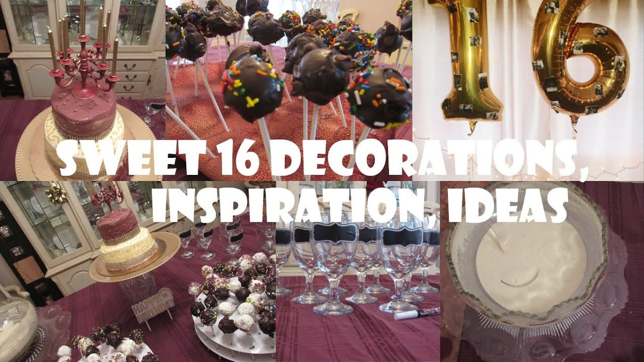 Best ideas about Sweet 16 Birthday Decorations
. Save or Pin Low Key Sweet 16 Party Ideas Now.