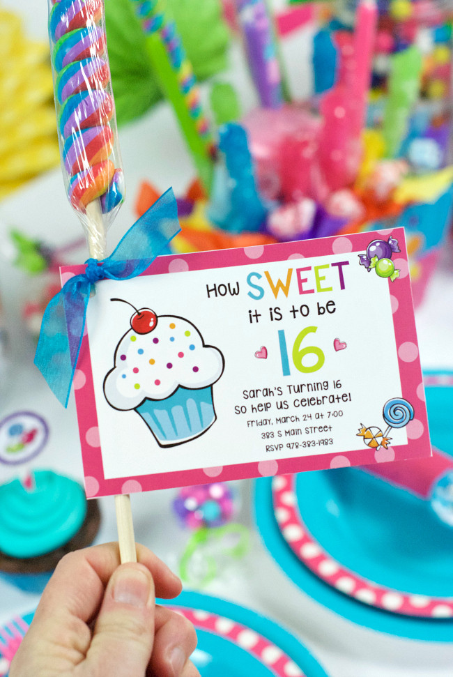 Best ideas about Sweet 16 Birthday Decorations
. Save or Pin Sweet 16 Birthday Party Ideas Throw a Candy Themed Party Now.
