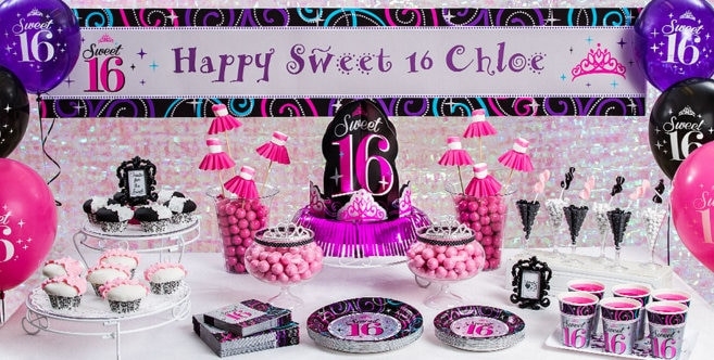 Best ideas about Sweet 16 Birthday Decorations
. Save or Pin Sweet 16 Sparkle Party Supplies Sweet 16 Birthday Now.