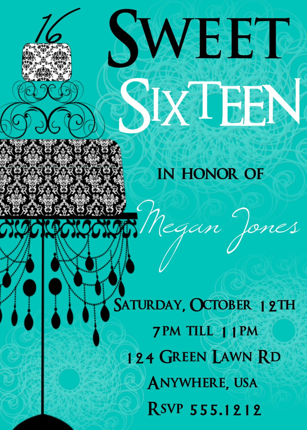 Best ideas about Sweet 16 Birthday Invitations
. Save or Pin Sweet 16 Birthday Invitation Sweet Sixteen Invitation Now.