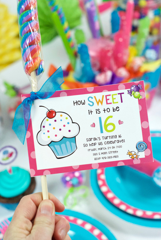 Best ideas about Sweet 16 Birthday Party
. Save or Pin Sweet 16 Birthday Party Ideas Throw a Candy Themed Party Now.