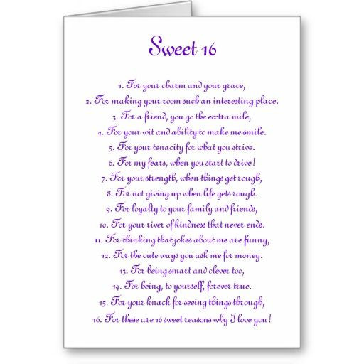 Best ideas about Sweet 16 Birthday Quotes
. Save or Pin Sweet 16 card Celebrations Pinterest Now.