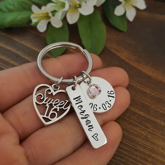 Best ideas about Sweet 16 Gift Ideas For Daughter
. Save or Pin Sweet 16 Keychain 16th Birthday Gift Now.