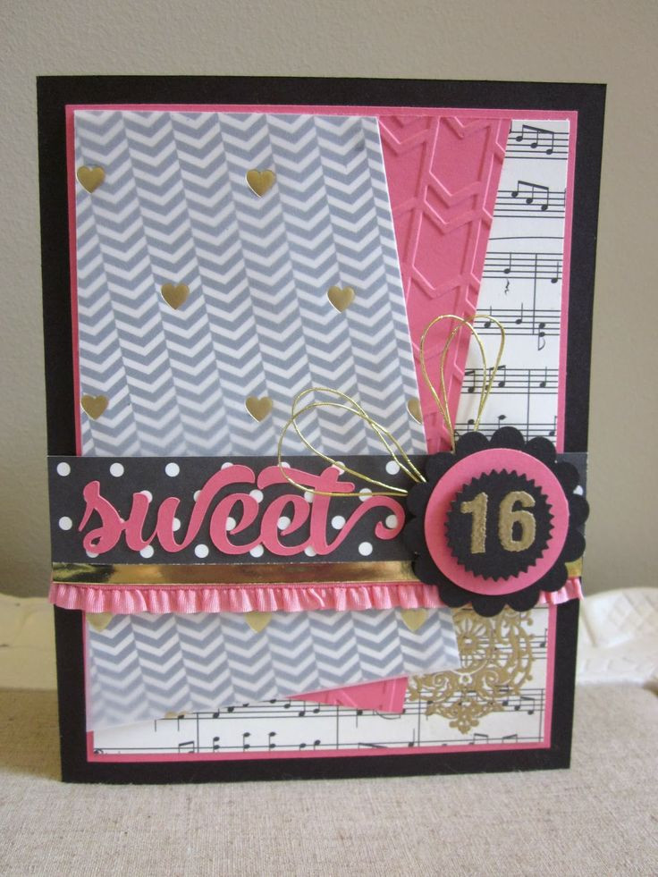 Best ideas about Sweet 16th Birthday Card
. Save or Pin 115 best Cards 16th Birthday images on Pinterest Now.