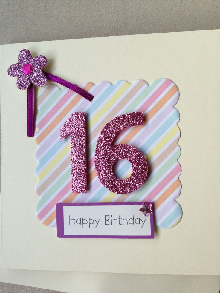 Best ideas about Sweet 16th Birthday Card
. Save or Pin 115 best images about 16th Birthday Cards on Pinterest Now.