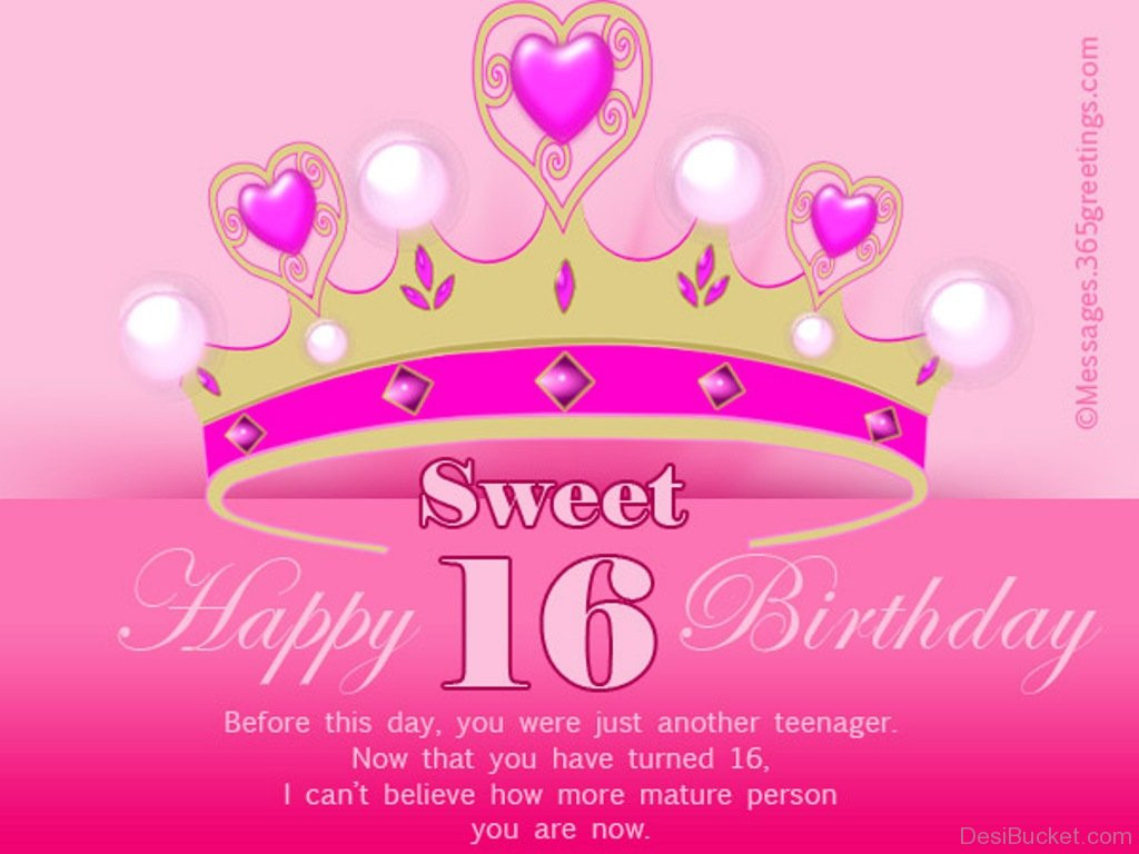 Best ideas about Sweet Sixteen Birthday Wish. Save or Pin Birthday Wishes For Sixteen Year Old s Now.
