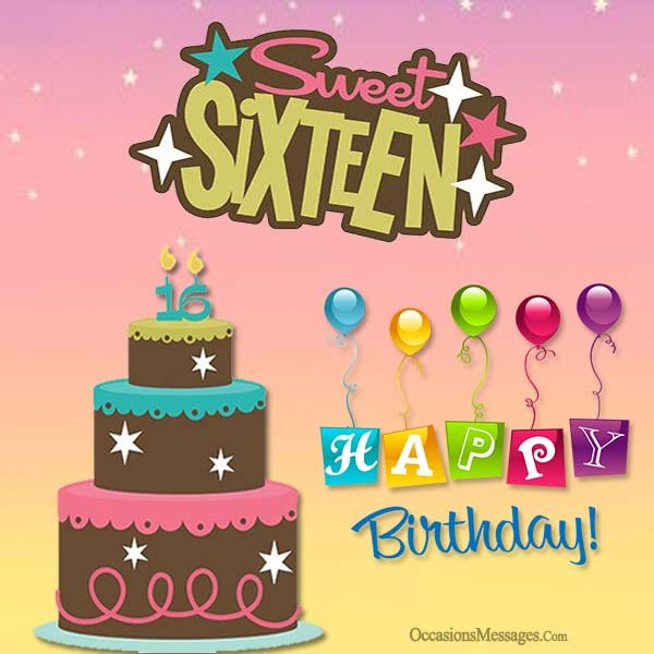Best ideas about Sweet Sixteen Birthday Wish. Save or Pin 16th Birthday Wishes Sweet Sixteen Birthday Messages Now.