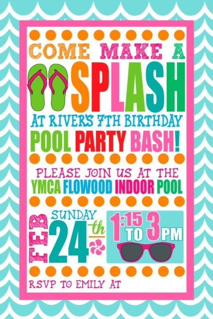 Best ideas about Swimming Birthday Party Invitations
. Save or Pin Best 25 Swim party invitations ideas on Pinterest Now.