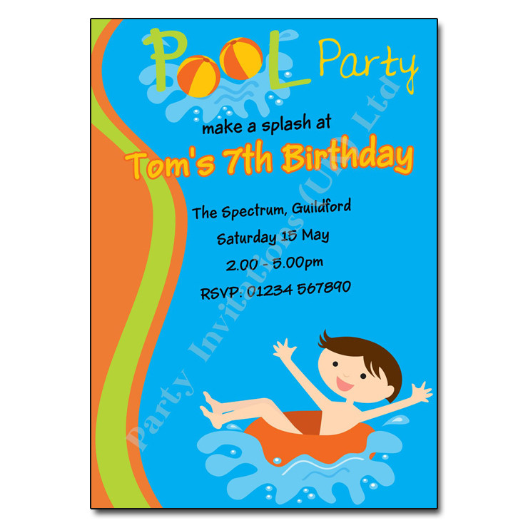 Best ideas about Swimming Birthday Party Invitations
. Save or Pin Pool Swimming Party Invitation Now.