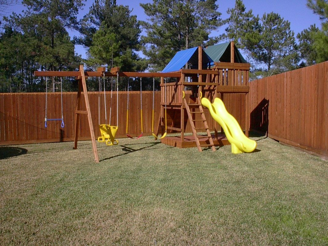 Best ideas about Swing Set DIY Plans
. Save or Pin How to Build DIY Wood Fort and Swing Set Plans From Jack s Now.