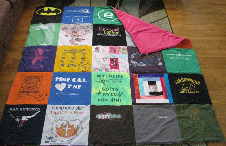 Best ideas about T Shirt Blanket DIY
. Save or Pin How to Make a Tshirt Quilt 19 DIY Tutorials Now.