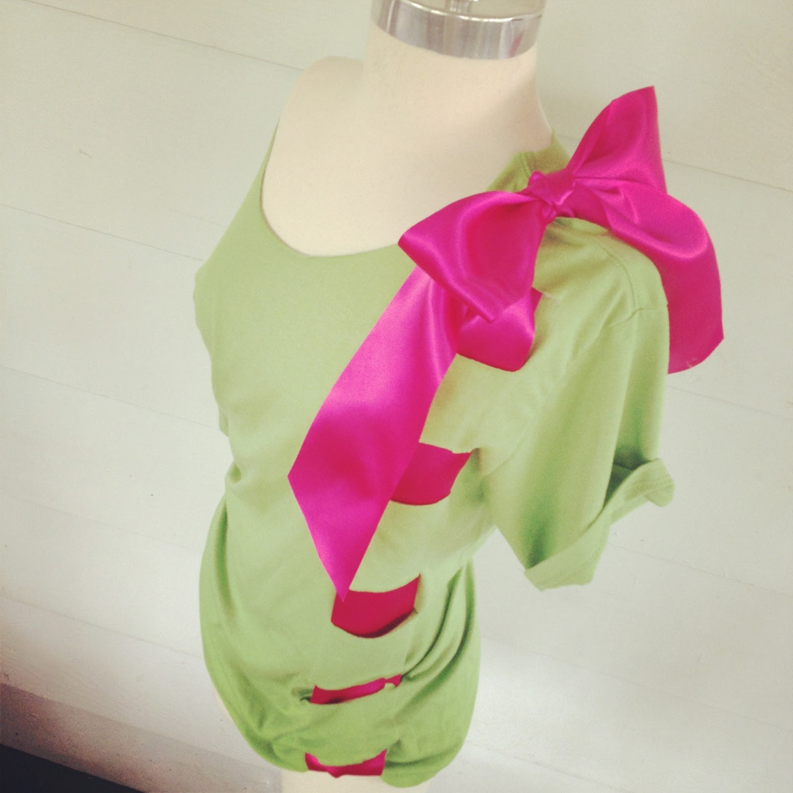 Best ideas about T Shirt DIY
. Save or Pin WobiSobi Bow T Shirt DIY Now.