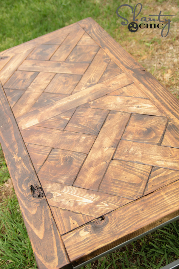 Best ideas about Table Top DIY
. Save or Pin DIY Metal and Wood Coffee Table Shanty 2 Chic Now.