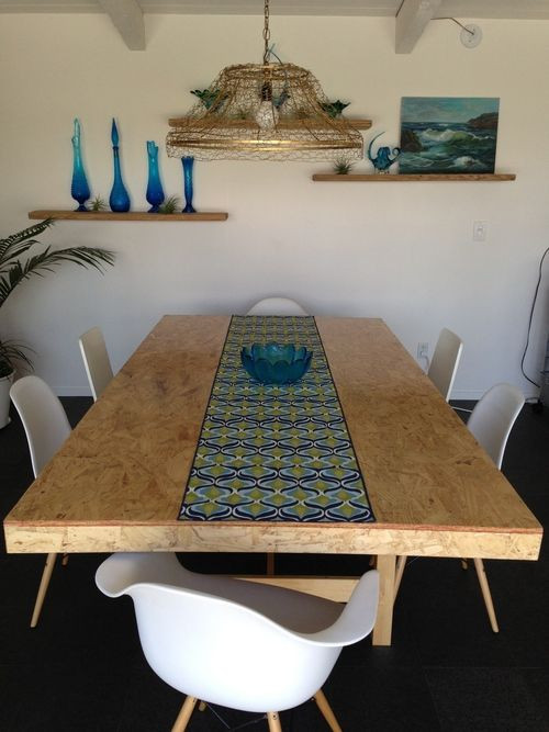 Best ideas about Table Top DIY
. Save or Pin DIY OSB table top & light fixture Now.