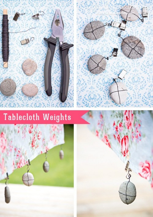 Best ideas about Tablecloth Weights DIY
. Save or Pin DIY Tablecloth Weights For Outdoor Meals Shelterness Now.