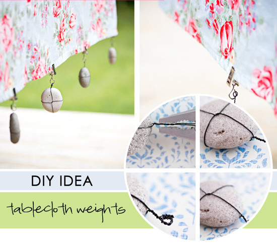 Best ideas about Tablecloth Weights DIY
. Save or Pin DIY Pebble tablecloth weights Now.